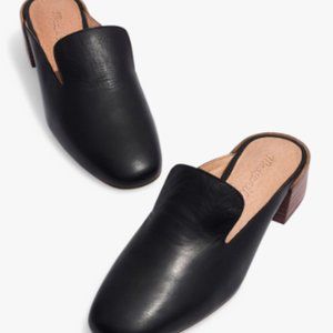 Madewell The Willa Loafer Mule Black Size 9 slip on mule loafer